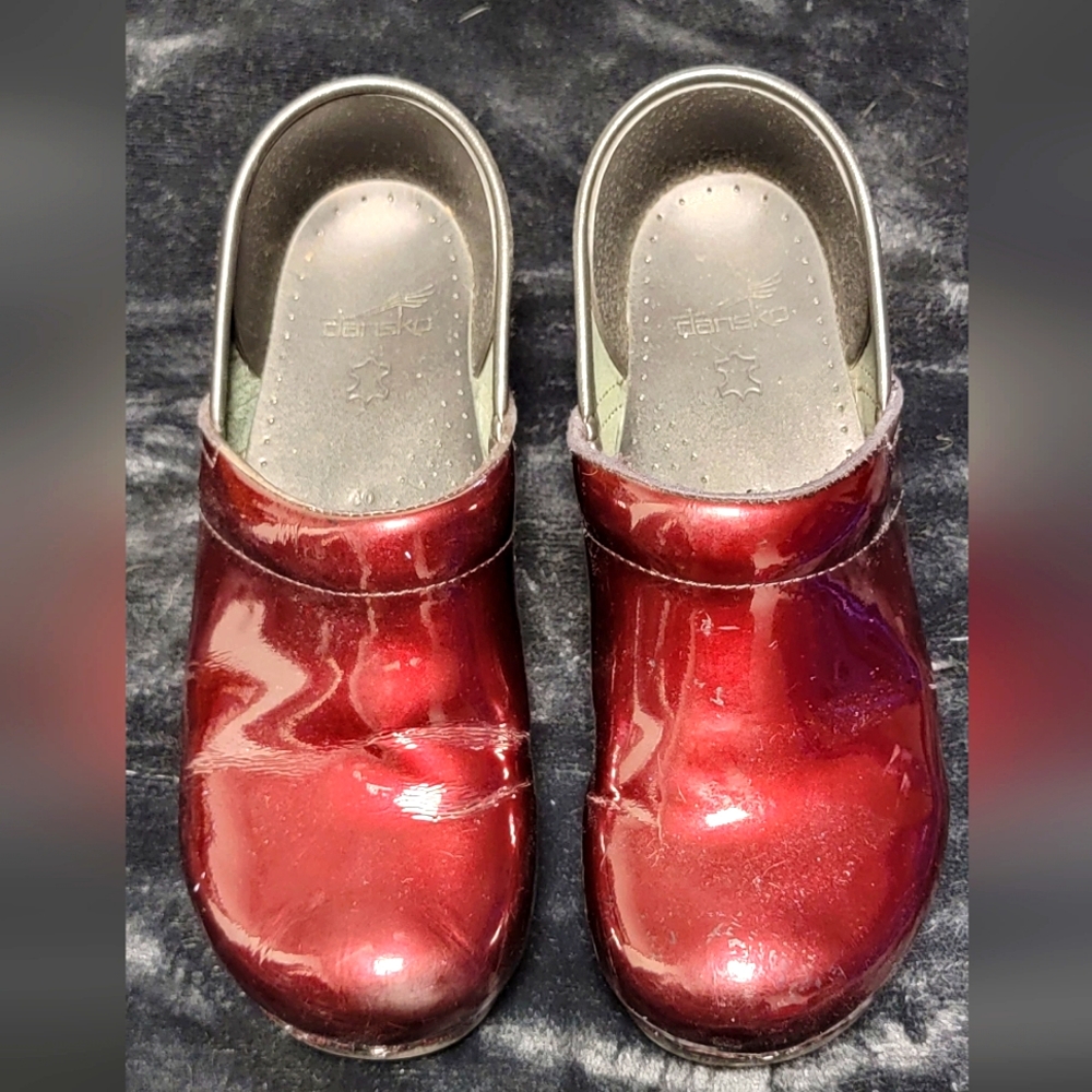 Red Ruby Dansko Nursing Clogs / Shoes